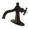 Kingston Brass KSD154BXORB Single-Handle Bathroom Faucet with Push Pop-Up, Oil Rubbed Bronze KSD154BXORB - alternate 1